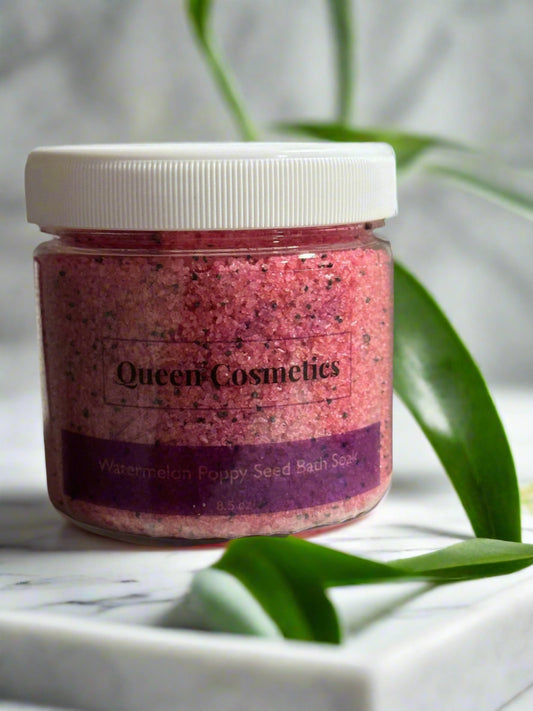 Watermelon Poppy Seed Bath Soak - Queen Cosmetics